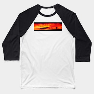 Sky on fire Baseball T-Shirt